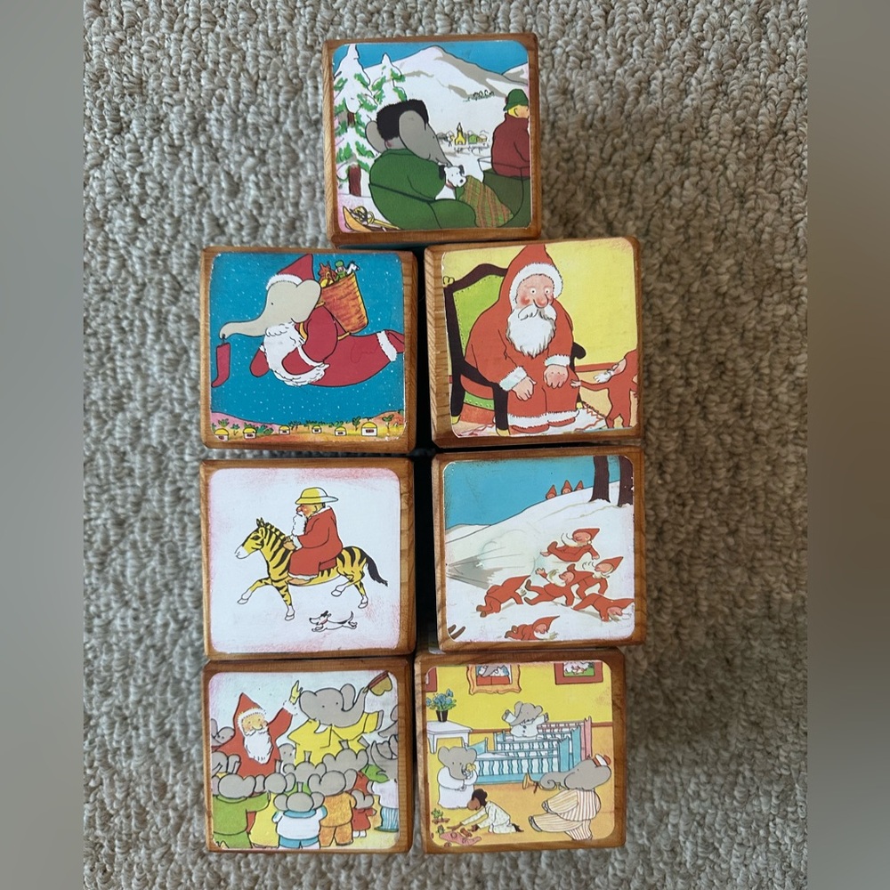 Vintage Babar blocks - Picture 5 of 6